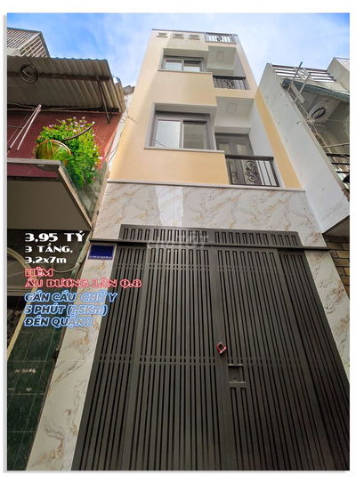 NHÀ MỚI 3 TẦNG HẺM ÂU DƯƠNG LÂN GẦN CẦU CHỮ Y, CHỈ 3,95 TỶ