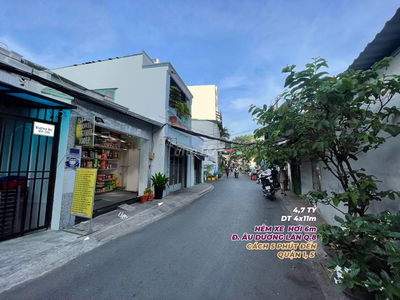 NHÀ 2 TẦNG 4x11m HẺM KINH DOANH 6m Đ. ÂU DƯƠNG LÂN QUẬN 8, GIÁ 4,7 TỶ