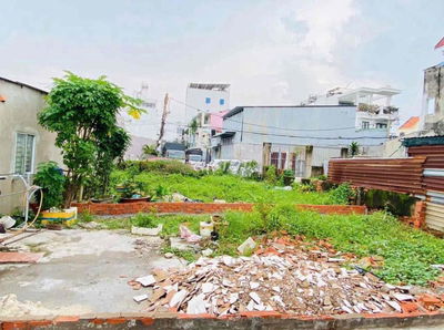 BÁN ĐẤT NGÃ TƯ GA SÁT BÊN GÒ VẤP NGANG 11M HẺM XE HƠI GẦN CHỢ KD