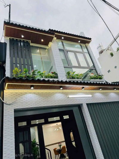 5,9T - Nhà full nội thất ngang 5 nở hậu 6,3m hẻm xe hơi Gò Vấp