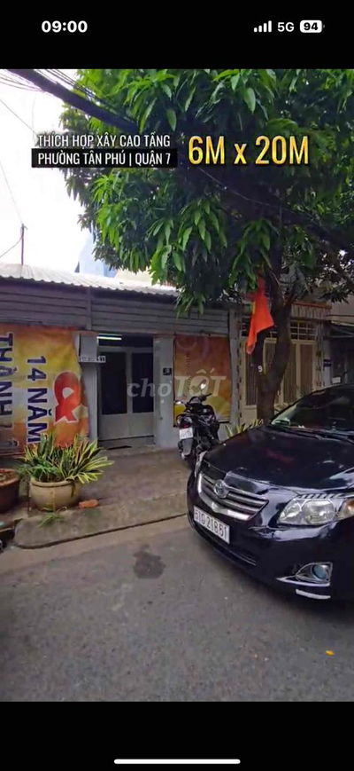 Nhà phố mặt tiền đường số 18 kế bên chợ Tân Mỹ !