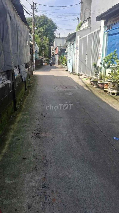 đất 72m2 đường thông xe hơi -gần chợ thành, trường học - Tân Thới Nhì