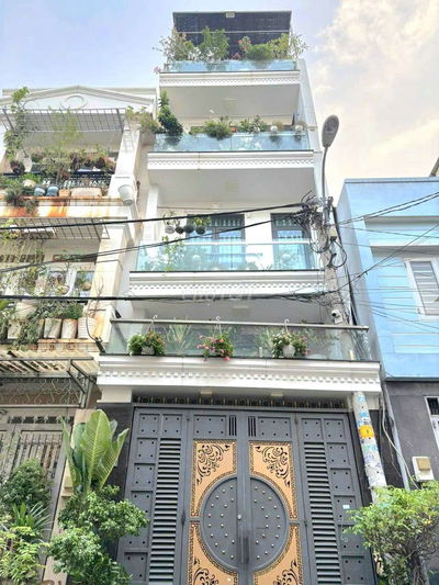 Bán nhà đẹp mới 4 tầng hẻm xe hơi Gò dầu