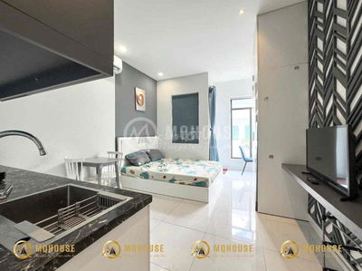 Cho thuê căn hộ mini balcony - thang máy - Hồ Con Rùa - Cầu Công Lý