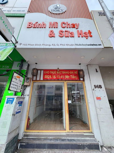 CHO THUÊ MẶT BẰNG đường PHAN ĐÌNH PHÙNG P.CẦU KIỆU, TPHCM. Giá 20tr/tháng