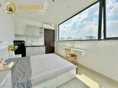 phòng Studio bancol full nội thất rộng 28m2 ngay chợ An Nhơn