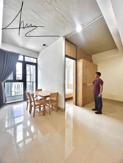 Căn Hộ 1PN Tách Bếp Ban Công KDC Phú Mỹ Gần, Phú Xuân Máy Giặt Riêng