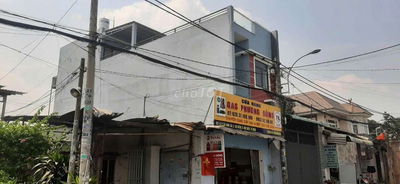 Bán nhà trệt lầu sân thượng mặt tiền bà điểm 12 dt 4,9*22 giá 8ty