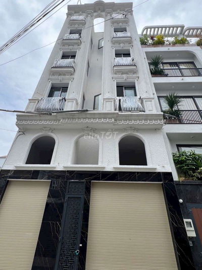 TÒA NHÀ 6 TẦNG HẺM XE HƠI THÔNG,P.9,GÒ VẤP