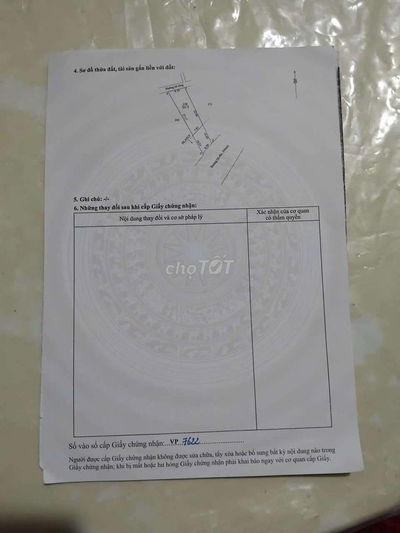 Bán lô đất 2 mặt tiền trước và sau