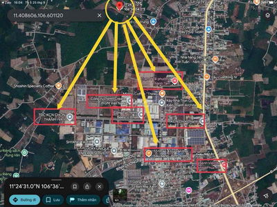 BÁN ĐẤT CẠNH KHU CÔNG NGHIỆP