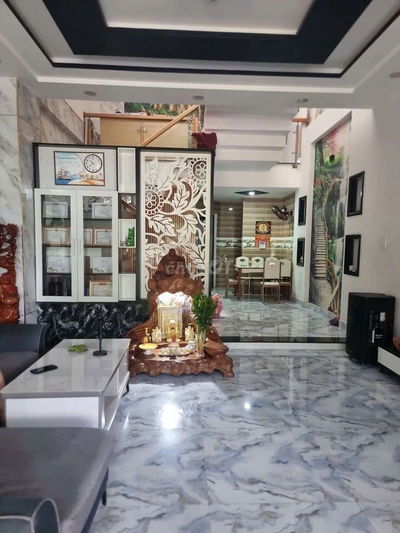 NHÀ 3 TẦNG KIÊN CỐ MẶT TIỀN ĐƯỜNG 5.5M