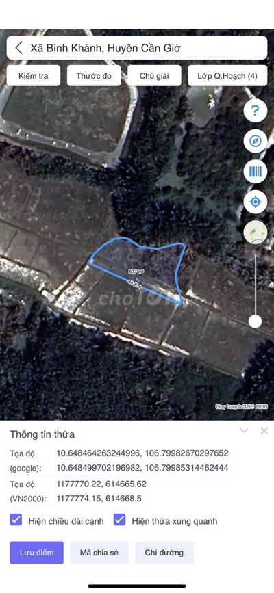 BÁN ĐẤT NÔNG NGHIỆP XÃ BÌNH KHÁNH