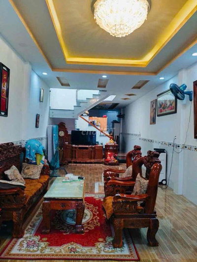 Nhà đẹp 4*22m 2PN hẻm thông 4m 3/ ngắn Quách Điêu Vĩnh Lộc A