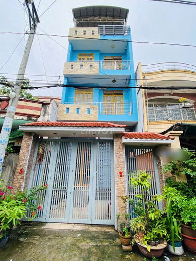 Bán nhà  3 tầng hẻm 168/XX CHIẾN LƯỢC  giáp quận 6