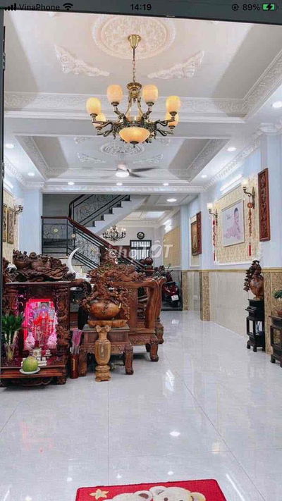 Nhà mặt tiền đường đối diện công viên khu cao lỗ p4q8