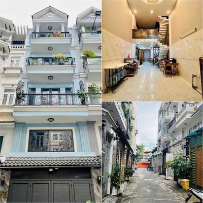 Nhà Đẹp HXH đg Nguyễn Du P7: 4x15m, lửng 3 lầu, 4pn, 6wc