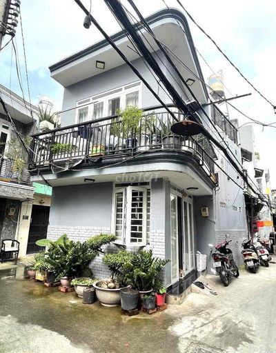 Bán nhà góc 2MT đúc 1 lầu kiên cố, Thống Nhất, P.11, Gò Vấp