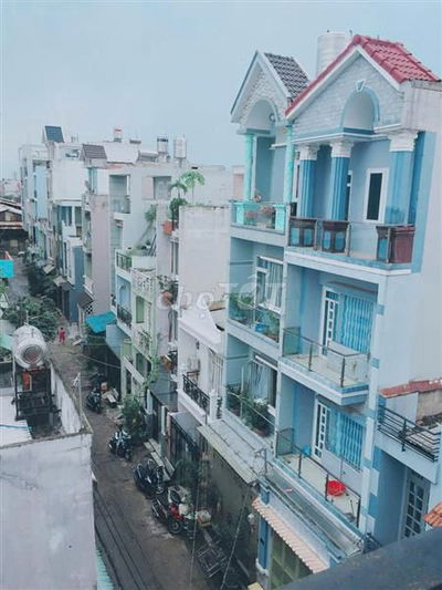 BÁN NHÀ HẺM XE HƠI GIÁP NGÃ TƯ BỐN XÃ - 4MX13M - 5 TỶ x