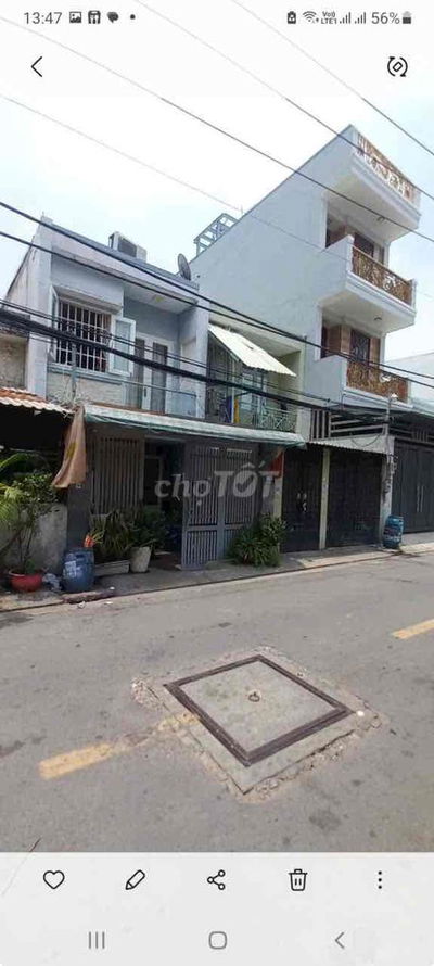 Bán căn nhà chính chủ mặt tiền đường số 6, BHH, Bình Tân, Gần AEON TP