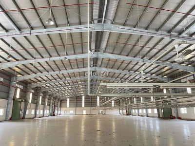 Cho Thuê Nhà Xưởng 10.000m2 Phục Vụ Ngành May Mặc Tại Đức Hòa, Long An