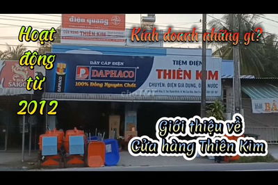 Của hàng kinh doanh điện nước và thiết bị xây dựng, hoạt động 13 năm