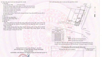 Đất góc 2 mặt tiền Thạnh Xuân 40 - Giá Tốt.