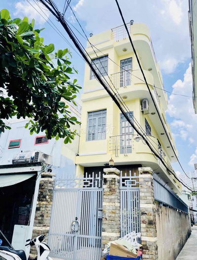 NHÀ 2 MẶT HẺM - KHÔNG LỘ GIỚI - THẠCH LAM - 4x20 - 4 TẦNG SÂN THƯỢNG