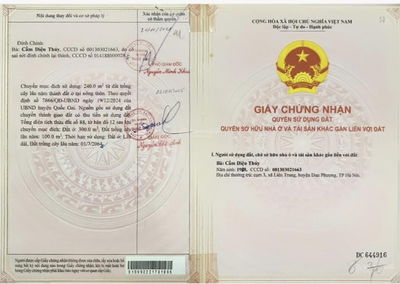 Chính chủ bán 400m2 đất thổ cư cạnh nhà máy in tiền quốc gia- thôn 5Phú Cát- Quốc Oai-HN 0965 894 ***