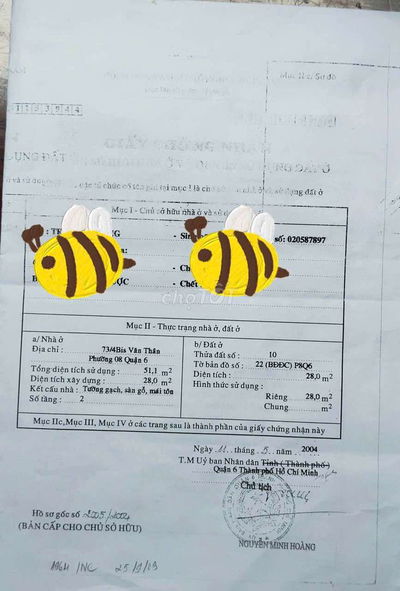 Bán nhà Shr Đường Văn Thân, Quận 6