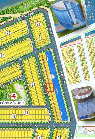 Đất Phú Mỹ An đường Nguyễn Quý Anh giá đầu tư