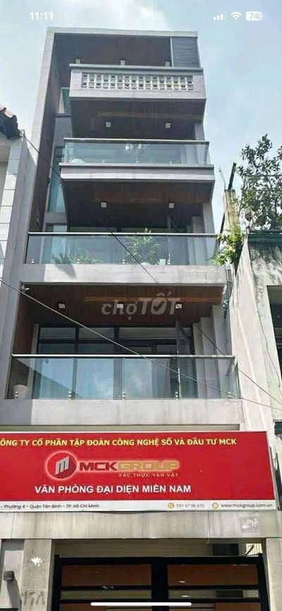 Cho thuê 5 TẦNG MỚI 100% CÓ THANG MÁY  P2, Q Tân Bình ( KHU SÂN BAY)