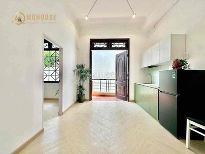 🌏Căn Hộ 1PN Tách Bếp Full Nội Thất - Bancol Lớn 👉Ngay Nguyễn Văn Trỗi