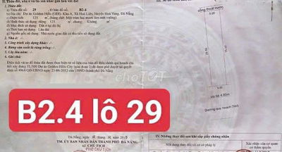bán đất đẹp golden hill Đà Nẵng. đông nam, 125m2 giá tốt