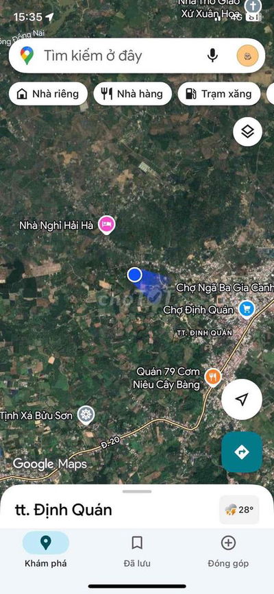 Bán 11592 đất ven KDC tại Định Quán, giá chỉ 7.5 tỷ.