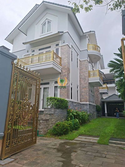 BIỆT THỰ 3 TẦNG 6PN MẶT TIỀN KHU ĐẢO XANH FULL NỘI THẤT