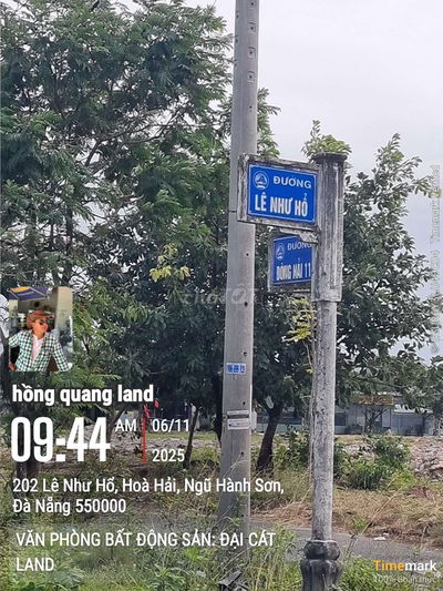 BÁN LÔ GÓC 2 MT LÊ NHƯ HỔ VỚI ĐÔNG HẢI 11 VIEW CHỢ