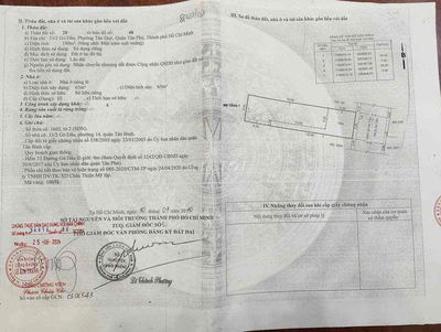 Bán đất tặng nhà, 33/2 Gò Dầu Tân Phú, full 100m2 thổ cư không lộ giới