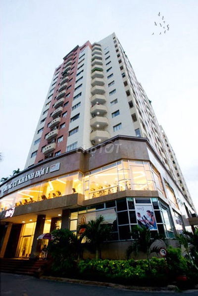 Cho thuê chung cư Khánh Hội 1, DT 77m2, 2PN, 1WC, đủ NT nhận nhà 1/12