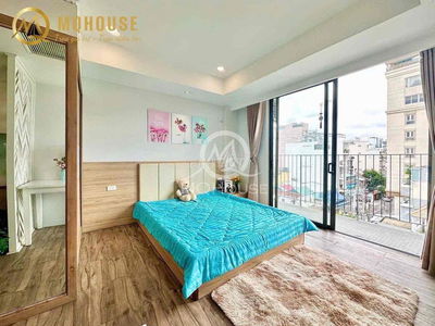 Căn hộ 35m2, Ban công, Full nội thất ngay Phan Đăng Lưu - chợ Bà Chiểu