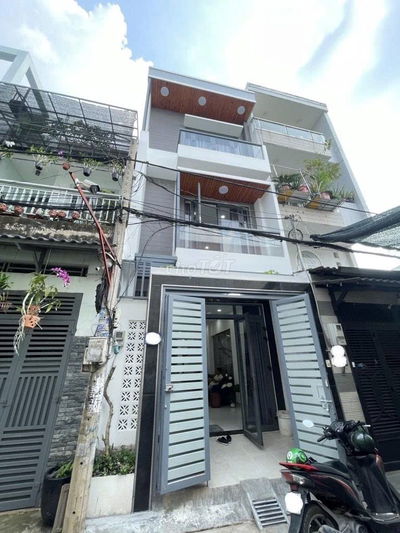 NHÀ ĐẸP 3 TẦNG, 2 MẶT HẺM, FULL NỘI THẤT, DT (4X16)M2, 4,99 TỶ CÒN TL