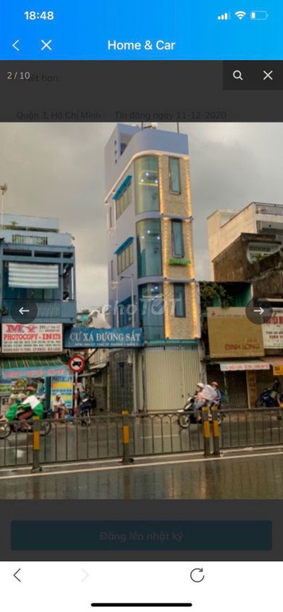 Giá rẻ, góc 2 MT Lý Thái Tổ, Q3. Trệt lửng 2 lầu, mới, giá 14 tr