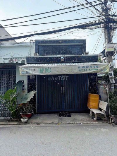 Nhà Mặt tiền Tân thới Hiệp 8 Q12 SHR DT 4x16 đg 12m KD buôn bán 5ty690