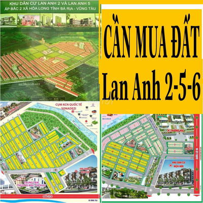 Cần Gấp Đất Lan Anh 2-5 Hoà Long .Hợp Lý Công Chứng Trong Ngày.