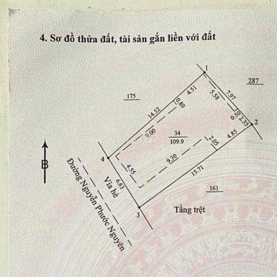 Bán đất mặt tiền đường 7m5 nguyễn phước nguyên giá đầu tư