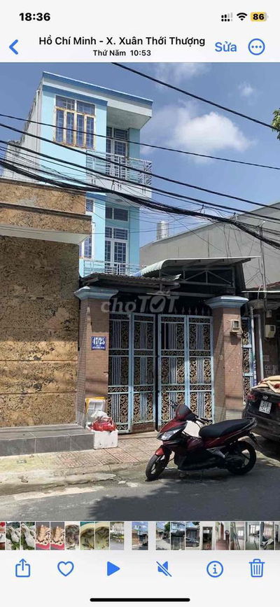 9tr nhà 1 Trệt 2 làu & 5tr cấp 4 gần chợ đại Hải & chợ bà điểm