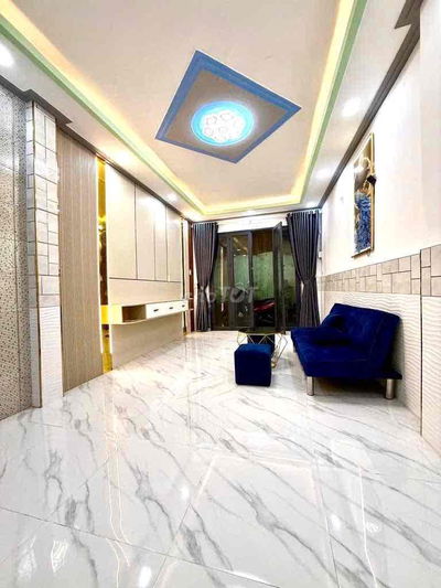 QUẬN 6 . HẬU GIANG _ BÌNH PHÚ _ NHÀ MỚI 3 TẦNG _ HƠN 32m2 NỞ HẬU _ 3 P