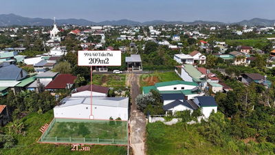 Bán đất Bảo Lộc - DT 209m² ngang 10m thổ cư 100m² giá 300tr/nền bao sô