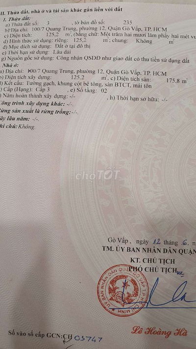 Bán nhà HXH Tân Sơn