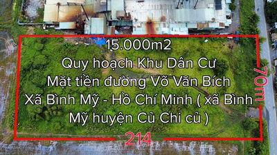 1,5 hecta đất mặt tiền võ văn bích bán 75 tỷ